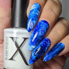 Load image into Gallery viewer, Baroness X - White Lace - Fluid Art Polish - Basic White