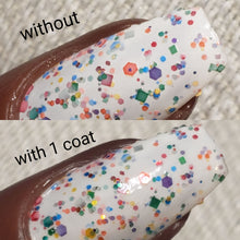 Load image into Gallery viewer, Sassy Cats Lacquer - Purrfectly Smooth - GLITTER SMOOTHING TC