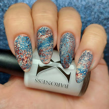 Load image into Gallery viewer, Baroness X - White Lace - Fluid Art Polish - Basic White