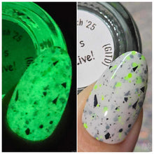 Load image into Gallery viewer, Dark &amp; Twisted Lacquer - It's Alive! - GITD
