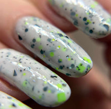 Load image into Gallery viewer, Dark &amp; Twisted Lacquer - It's Alive! - GITD
