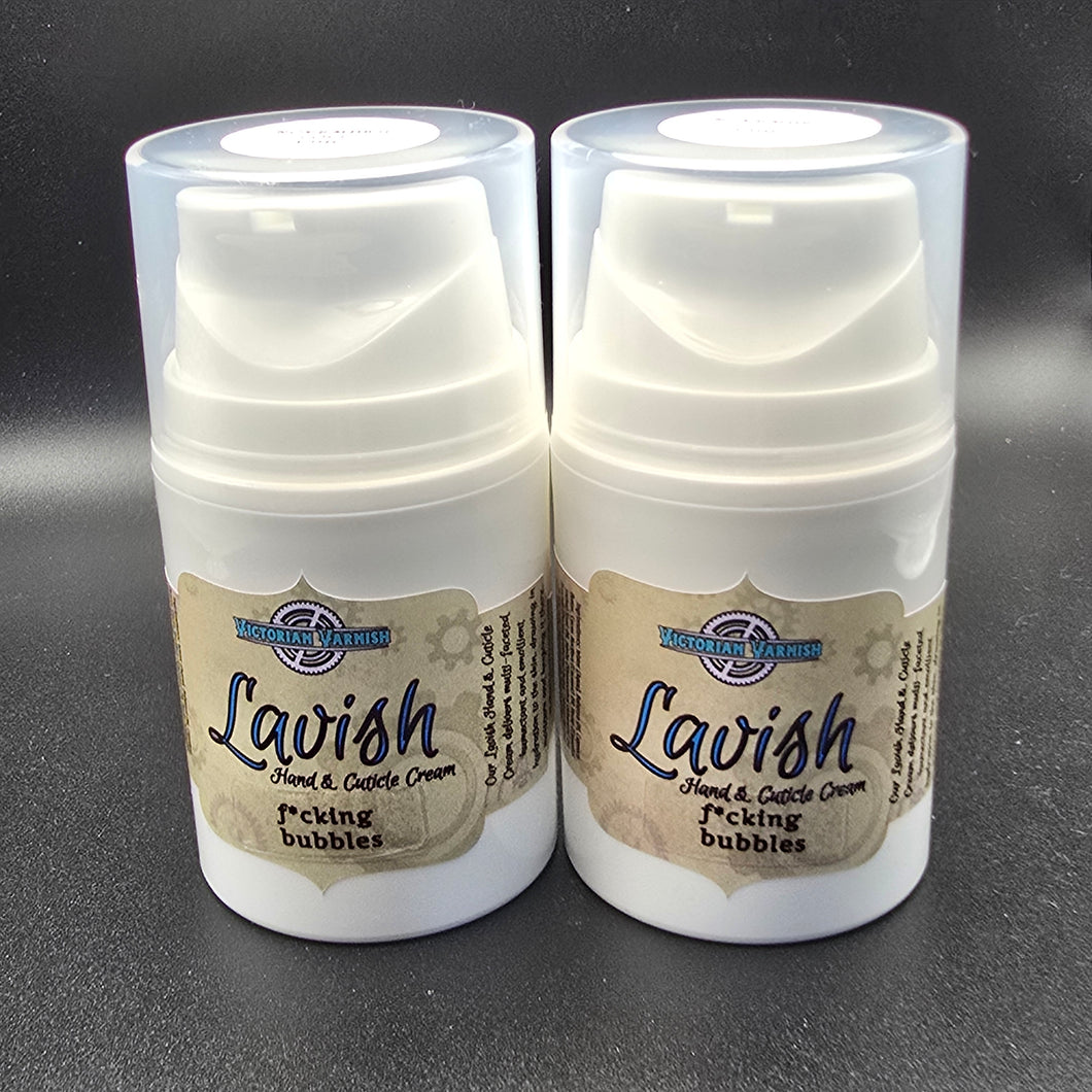 Victorian Varnish - F*CKING BUBBLES - Lavish Hand & Cuticle Cream