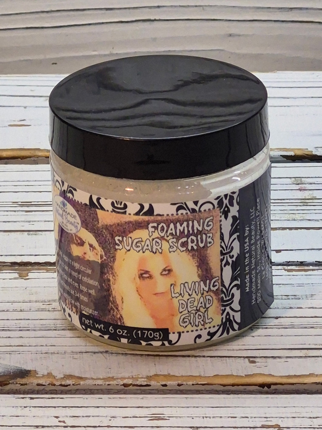 Handmade Natural Beauty - Living Dead Girl - FOAMING SUGAR SCRUB