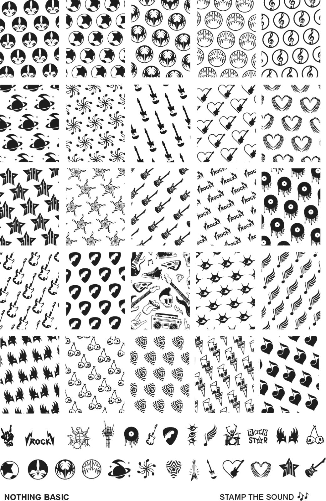 Nothing Basic - Stamp The Sound - STAMPING PLATE