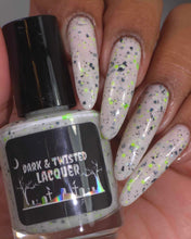 Load image into Gallery viewer, Dark &amp; Twisted Lacquer - It's Alive! - GITD
