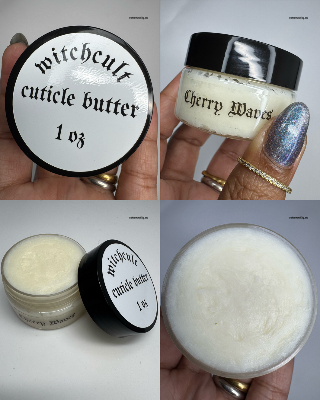 Witchcult Nail Lacquer - Cherry Waves - CUTICLE BUTTER