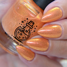 Load image into Gallery viewer, Broken Pixel Polish - Candy Cornfusion - GITD - OVERSTOCK
