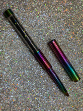 Load image into Gallery viewer, LBH #12 Firm Multichrome Clean-Up Brush with Crystals
