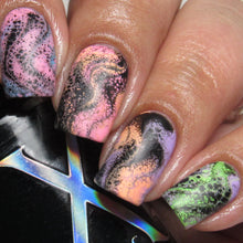 Load image into Gallery viewer, Baroness X - Fishnets - Fluid Art Polish - Basic Black
