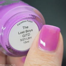 Load image into Gallery viewer, Paradox Polish - Lost Boys, Purple Jelly - GITD
