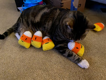 Load image into Gallery viewer, Craftydesigns4you - Candy Corn Catnip Toys
