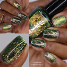 Load image into Gallery viewer, Danglefoot Nail Polish - …Never Feed after Midnight - MAGNETIC
