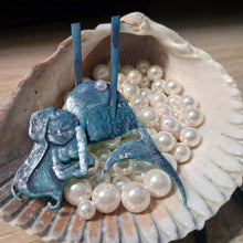 Load image into Gallery viewer, MTK Design - Disgruntled Sushi Mermaid - RESIN MAGNET
