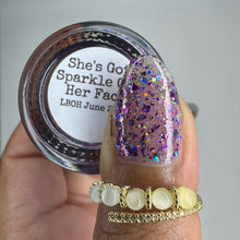Load image into Gallery viewer, Humble Bee Polish - She's Got Sparkle On Her Face
