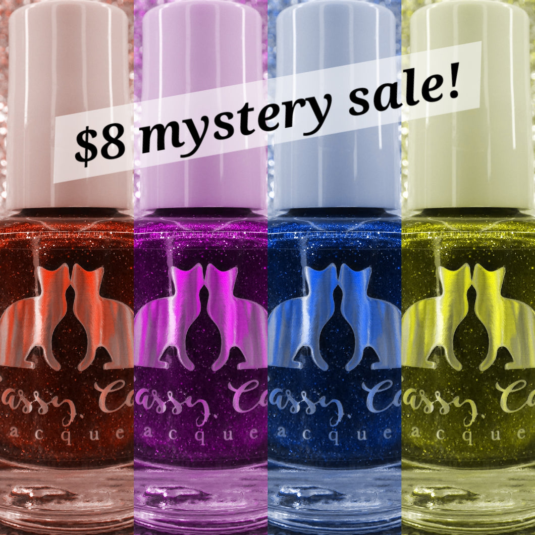 Sassy Cats Lacquer Mystery Overpours
