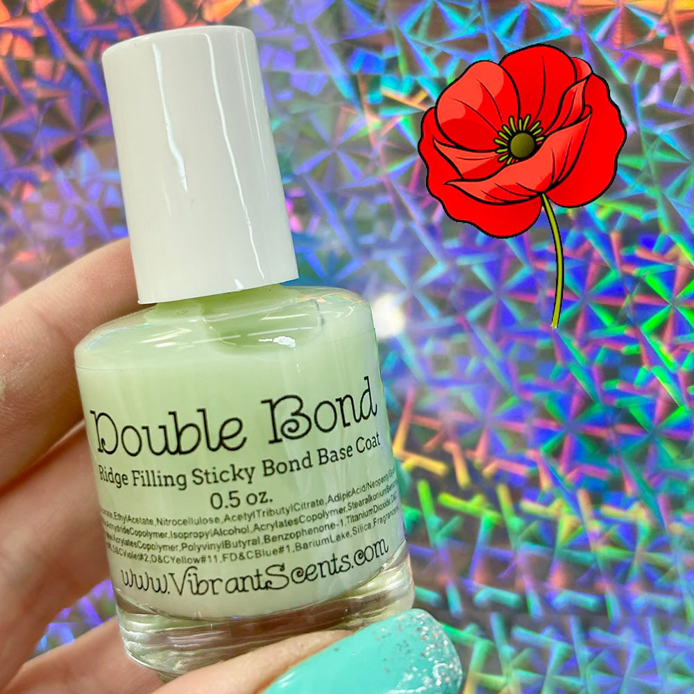 Vibrant Scents | Crimson Poppy | Scented Double Bond Base Coat