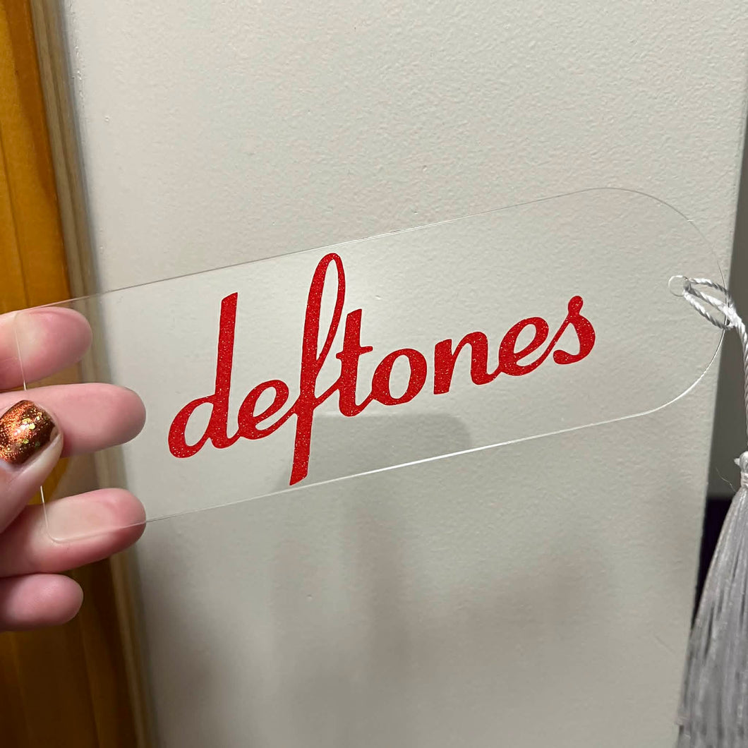 Jessenia’s Cricut Creations - Deftones Bookmark