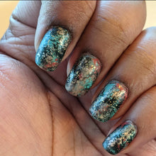 Load image into Gallery viewer, Baroness X - Fishnets - Fluid Art Polish - Basic Black
