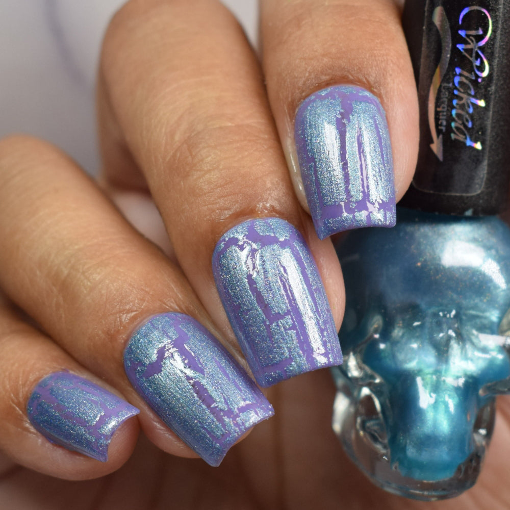 Wicked Lacquer - Hope - CHARITY CRACKLE POLISH
